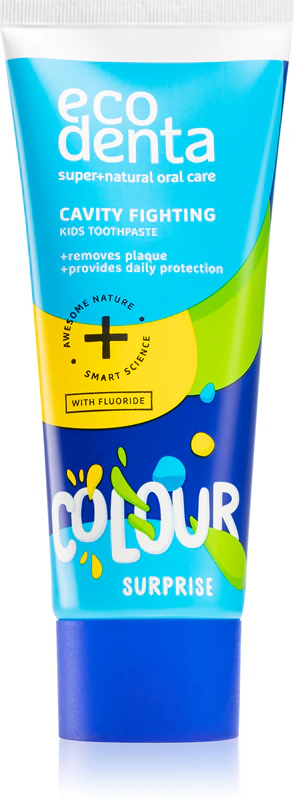 Ecodenta Colour Surprise Anti-Karies-Zahnpasta für Kinder