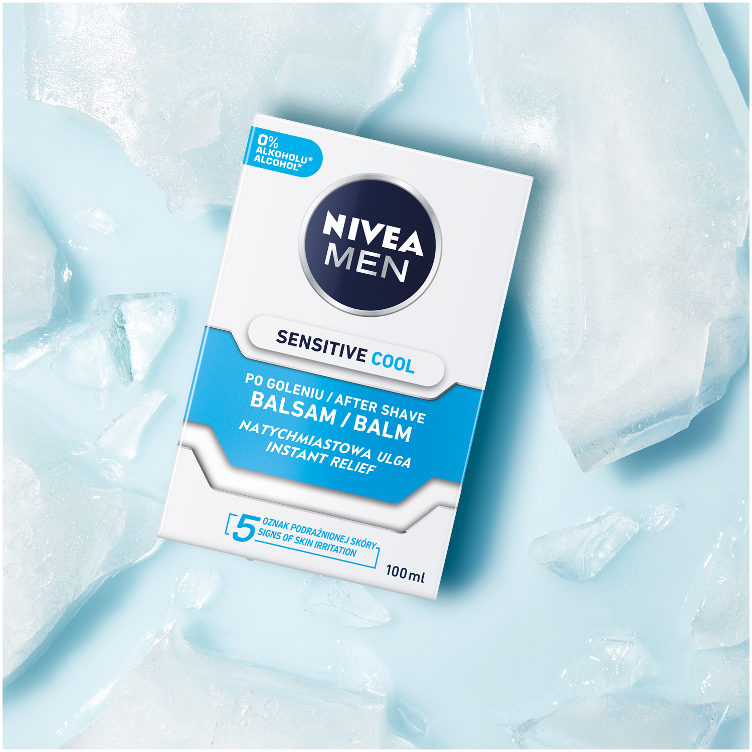 Balsam după ras Nivea Men 100ml pentru bărbați sensibili