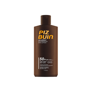 Protector solar Piz Buin para pieles sensibles y con alergias SPF50 200 ml