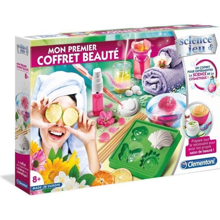 Kit de belleza casero - Clementoni - Jabones con forma de conchas marinas, mariposas y soles - Para niños a partir de 8 años
