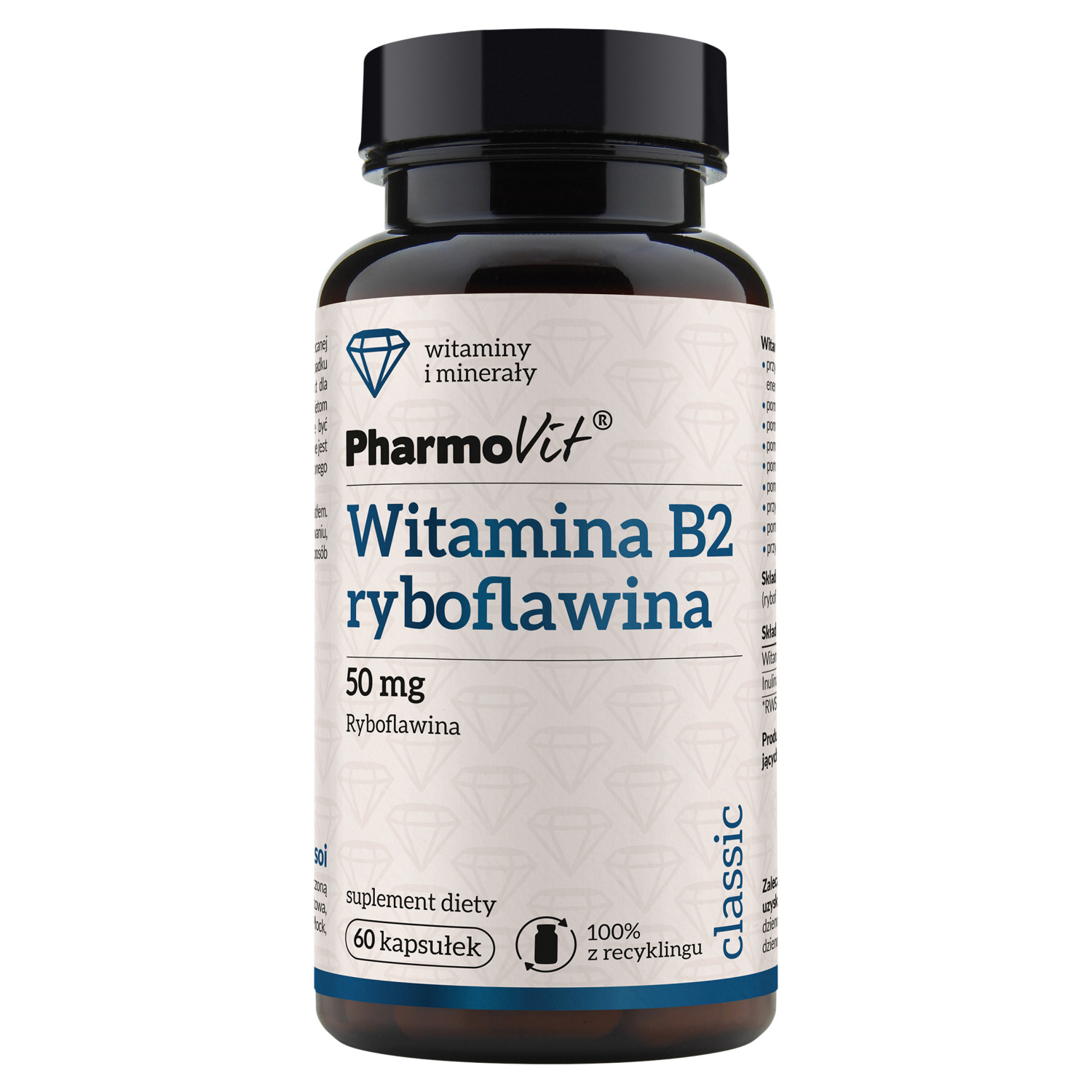 Pharmovit B2-vitamiini Riboflaviini 50 mg