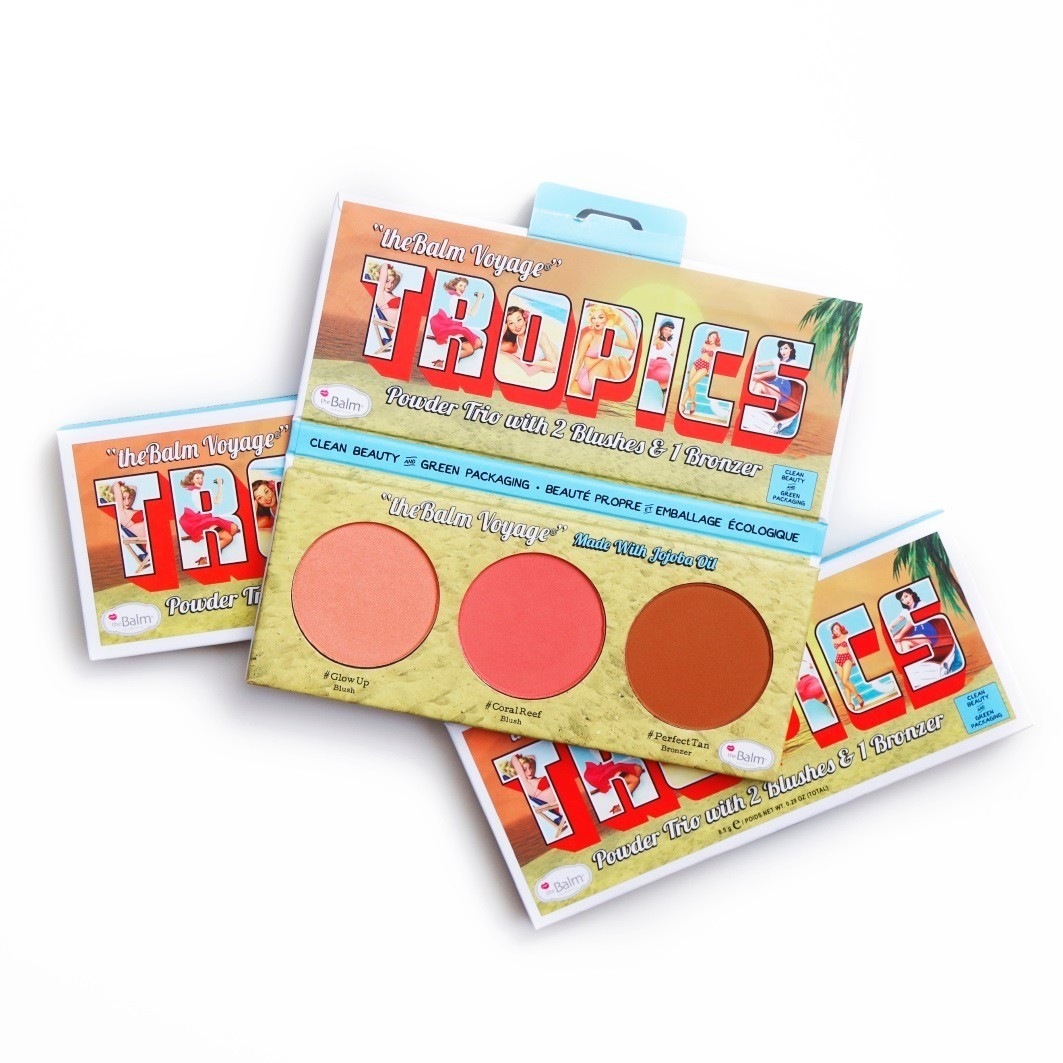 theBalm trio sjenila u prahu „Voyage“ Tropics – 8,5 g