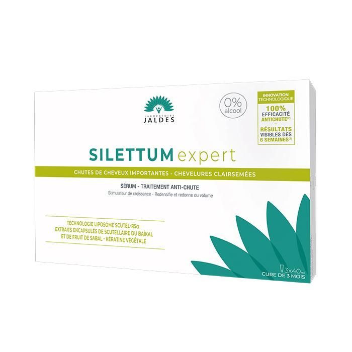 Jaldes Silettum Expert Anti-Haaruitval Behandeling 3-maandenkuur 3 x 40ml