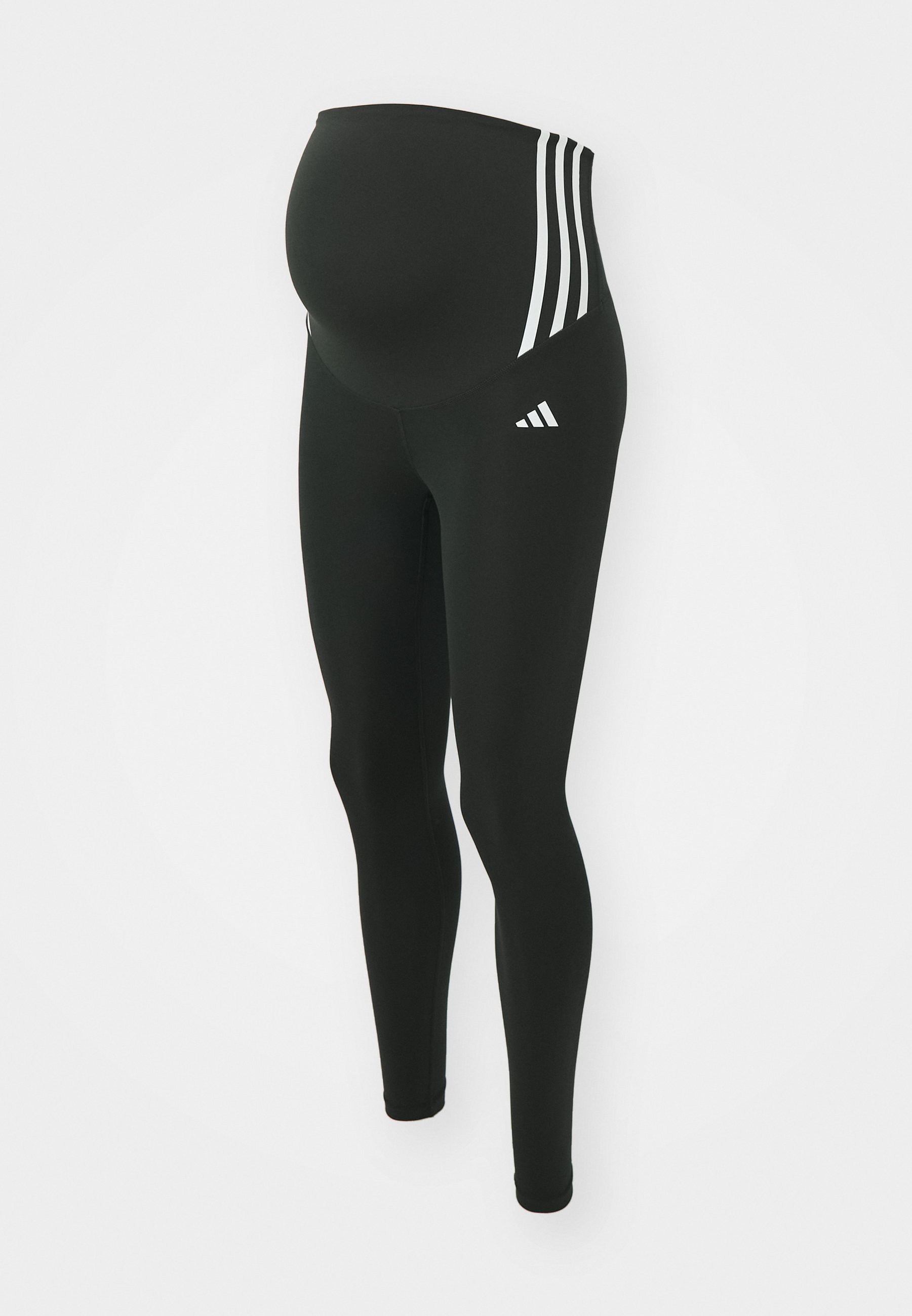 Leggings adidas Performance OPTIME ESSENTIALS MATERNITY - pretas