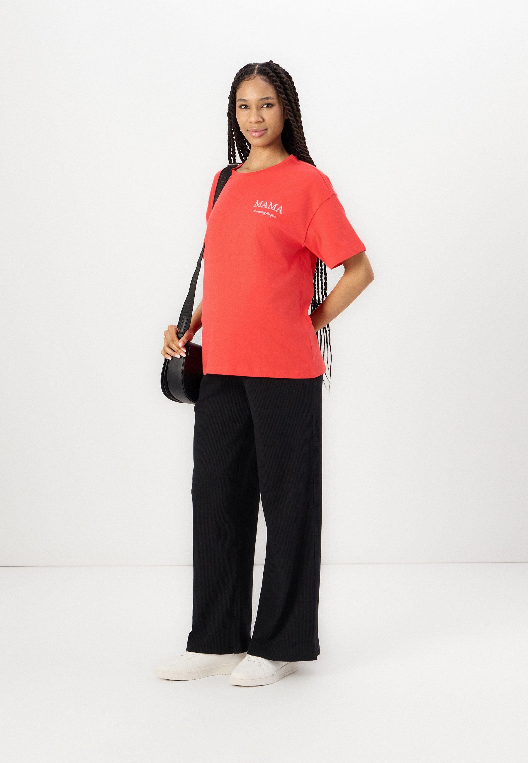 MAMALICIOUS MLFERIDA - T-shirt met print - bitterzoet