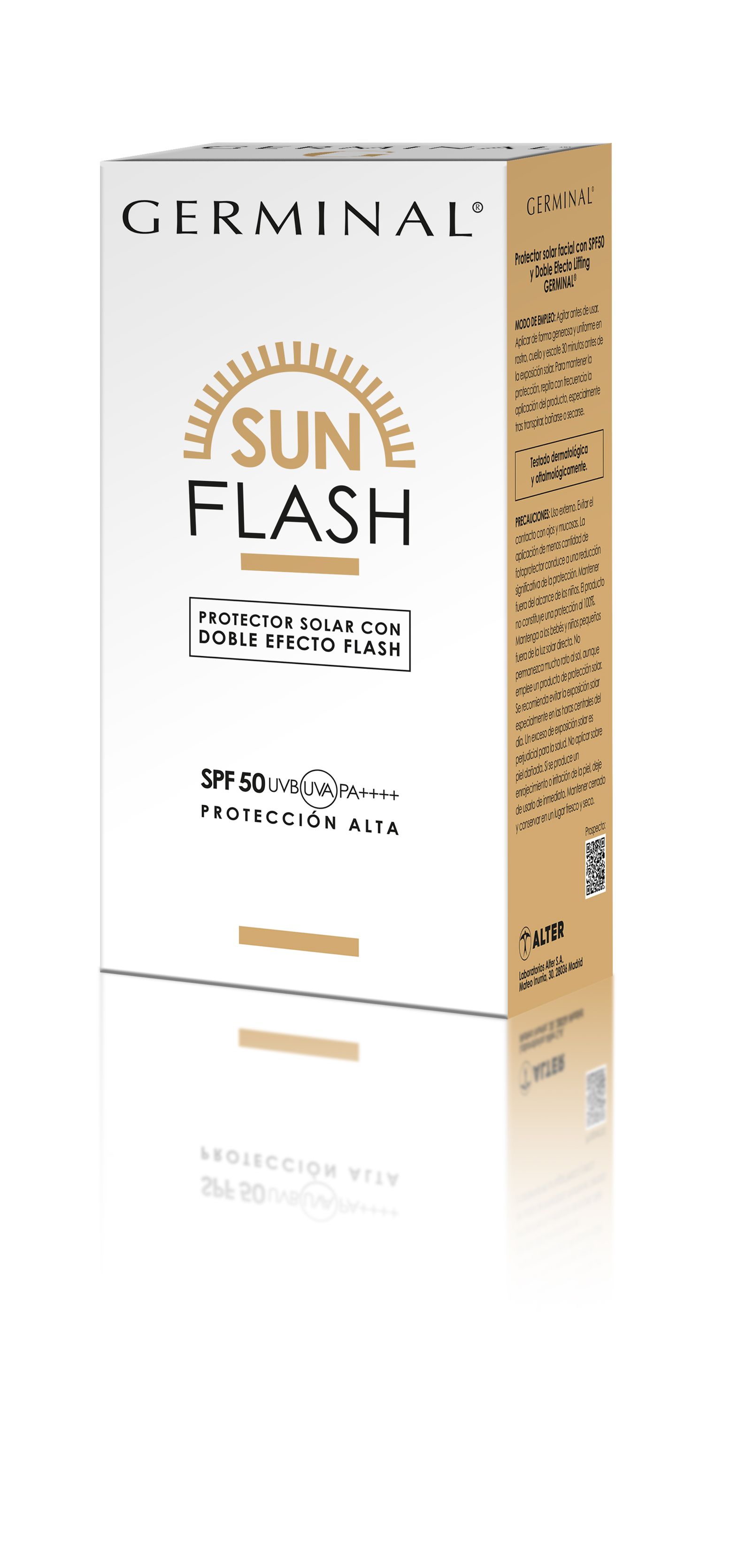 Sun Flash krema za sunčanje SPF50 s dvostrukim bljeskajućim efektom Zaštita od sunca iz ljekarne
