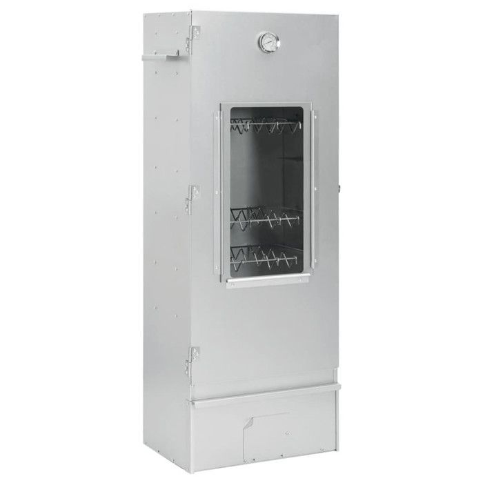 BBQ smoker oven, cold smoke generator, galvanized steel