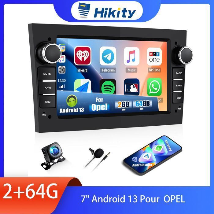 Hikity Android 13 Autoradio für Opel (Astra/Antara/Vectra/Corsa/Zafira) – 7