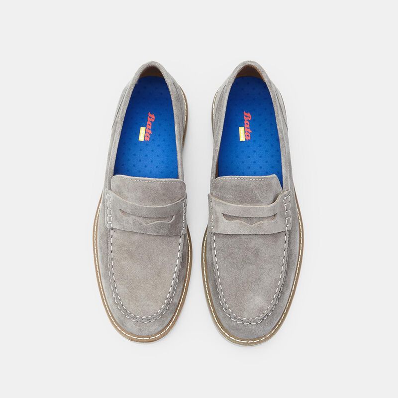 Bata 24H heren suède loafers