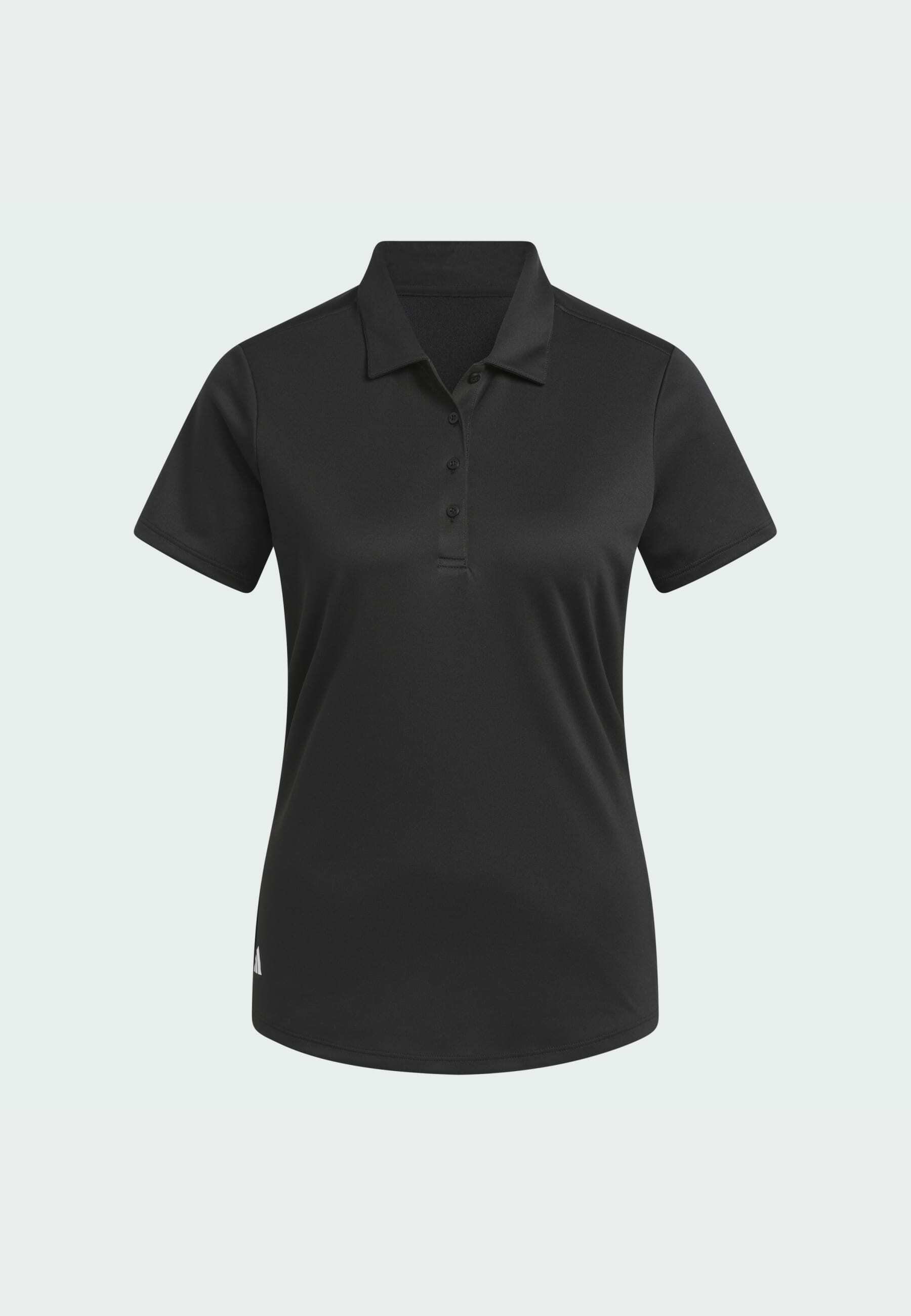 polo adidas Golf femme Solid Performance manches courtes - noir