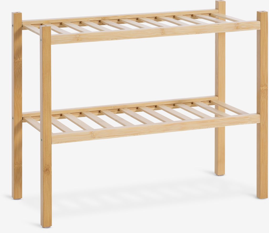 ЕГТВЕД ЕГТВЕД сталак за ципеле, 2 полице, склопиви, бамбус