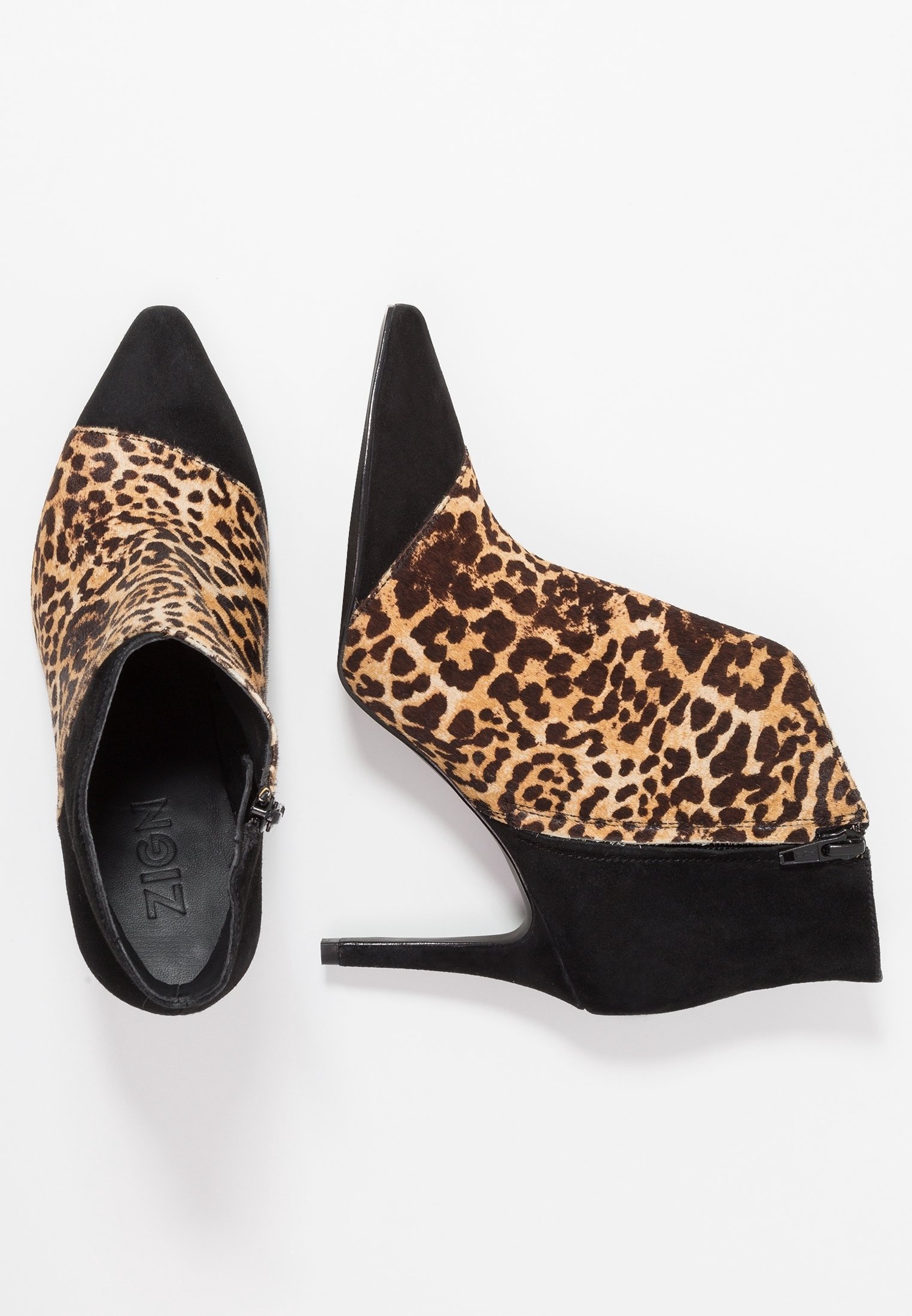 Bottines à talons hauts Zign - noires
