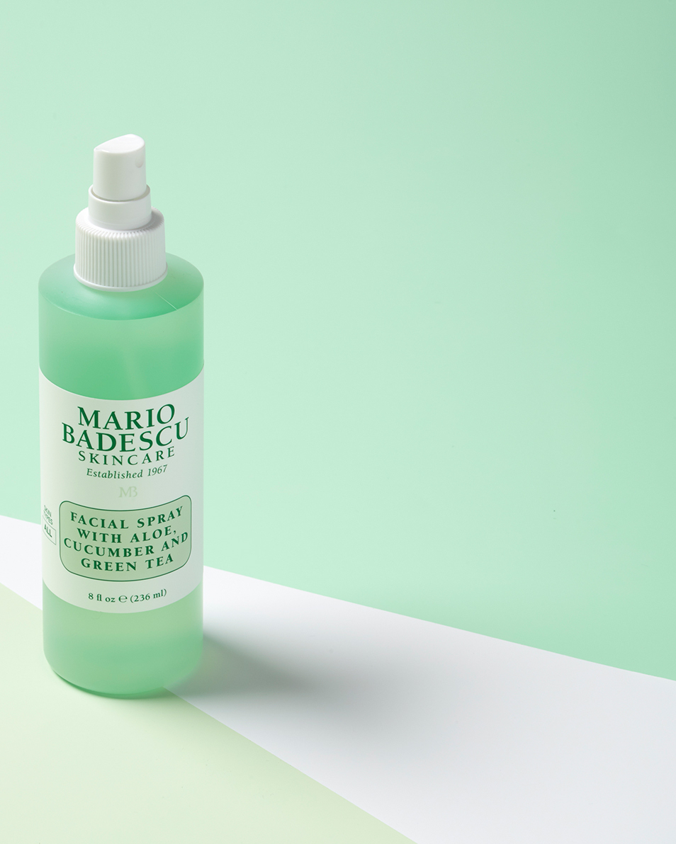 MARIO BADESCU FACIAL SPRAY GEZICHTSSPRAY MET ALOË, KOMKOMMER EN GROENE THEE