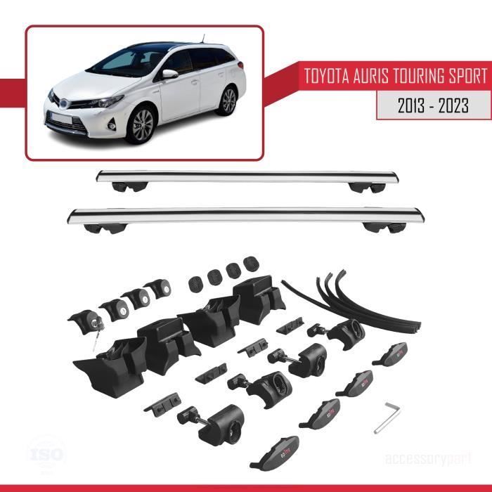 Barres de toit - Toyota - Auris Touring Sport - Aluminium - Gris - Verrouillable