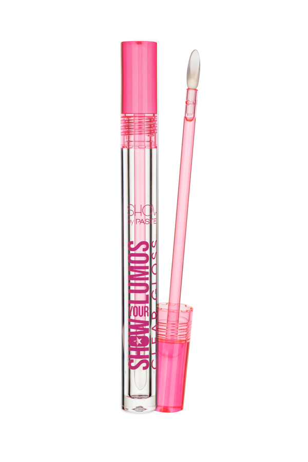 Parodykite savo „Lumos Clear Gloss“ lūpų blizgesį Lūpų blizgesiai ir blizgiai