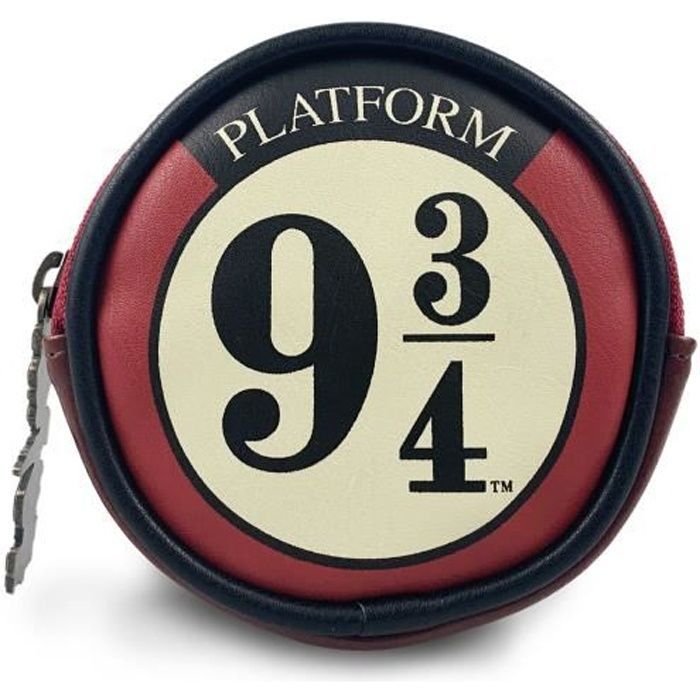 Monedero de Harry Potter Andén 9 3/4, Rojo - Harry Potter - Poliéster - 10 cm x 10 cm x 2 cm