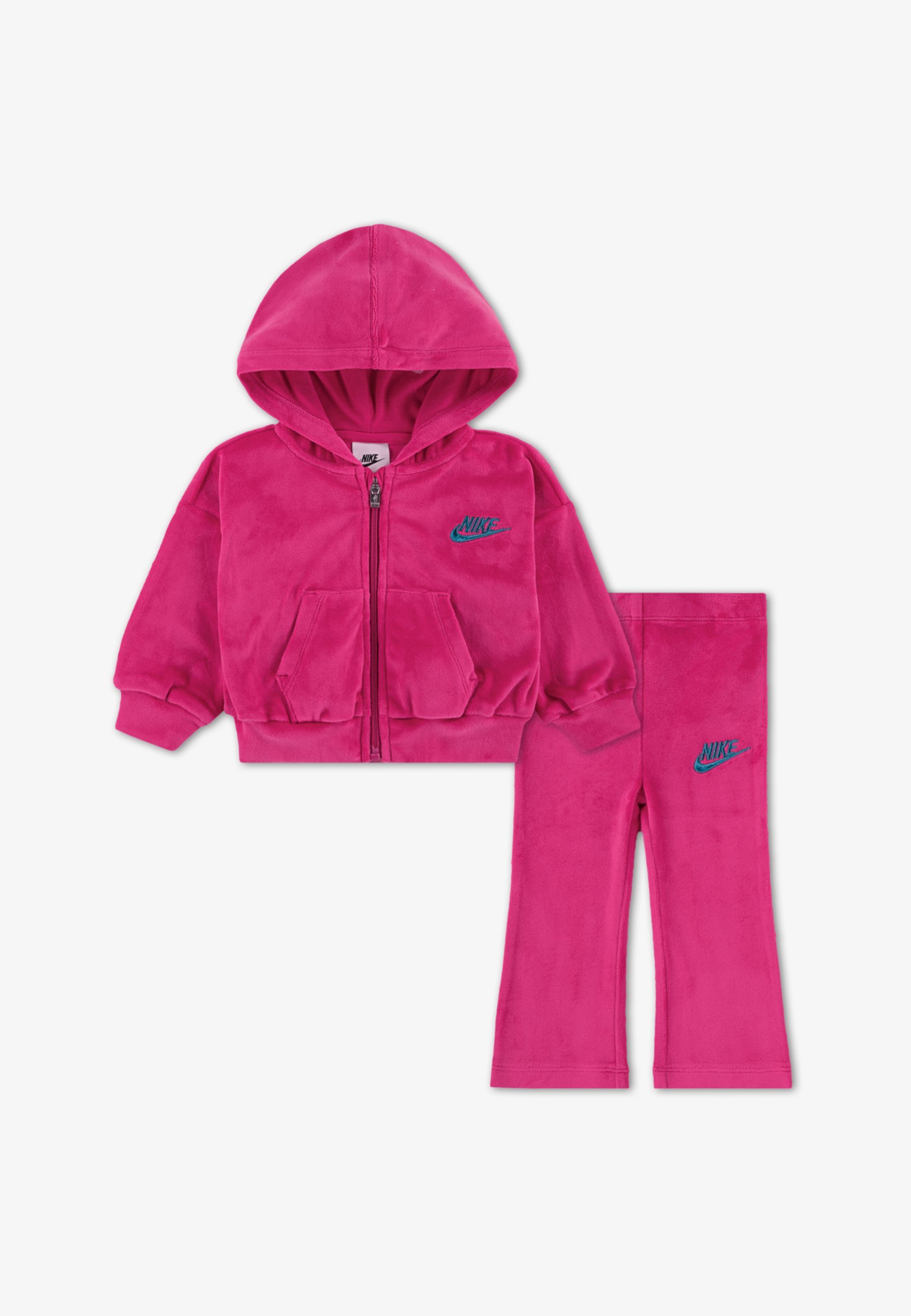 Nike Sportswear FLARE SET - Trainingsbroek - fireberry