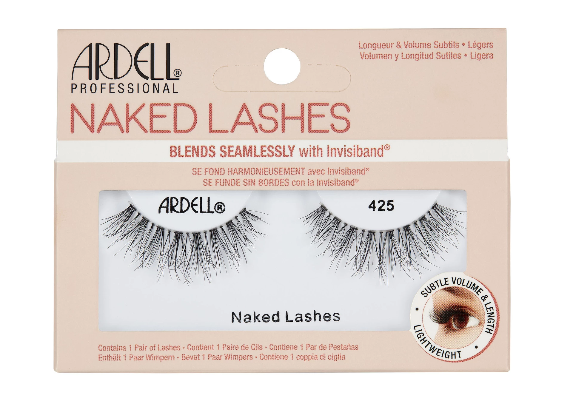 Naked Dirbtinės Blakstienų Priauginimai 425 - Ardell