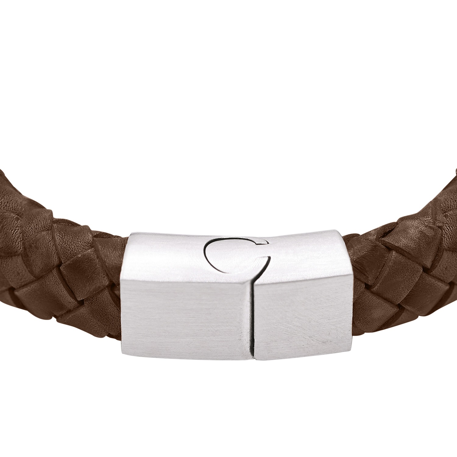 Heideman Bracelet en cuir Enno marron