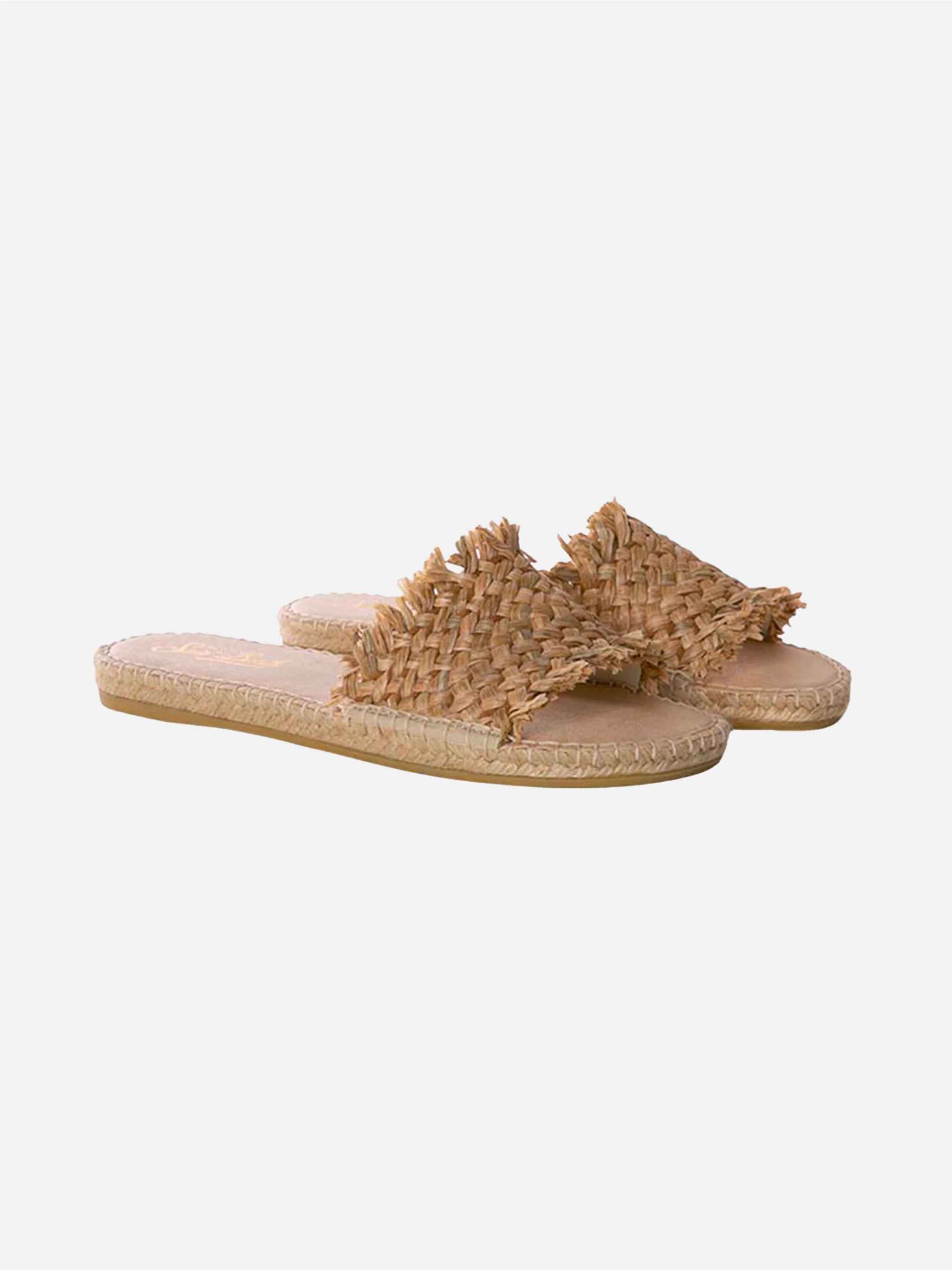 Dames espadrilles van stro