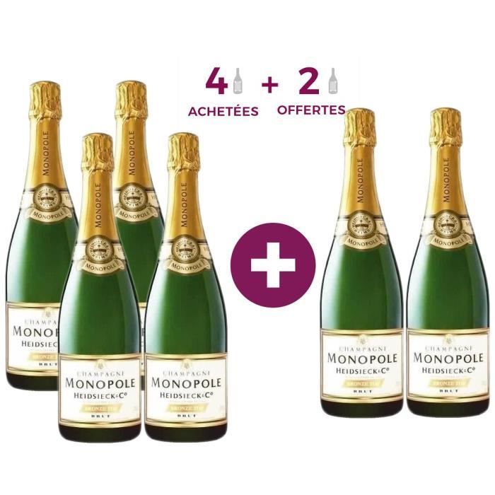 Heidsieck Monopole Brut Champagne x6