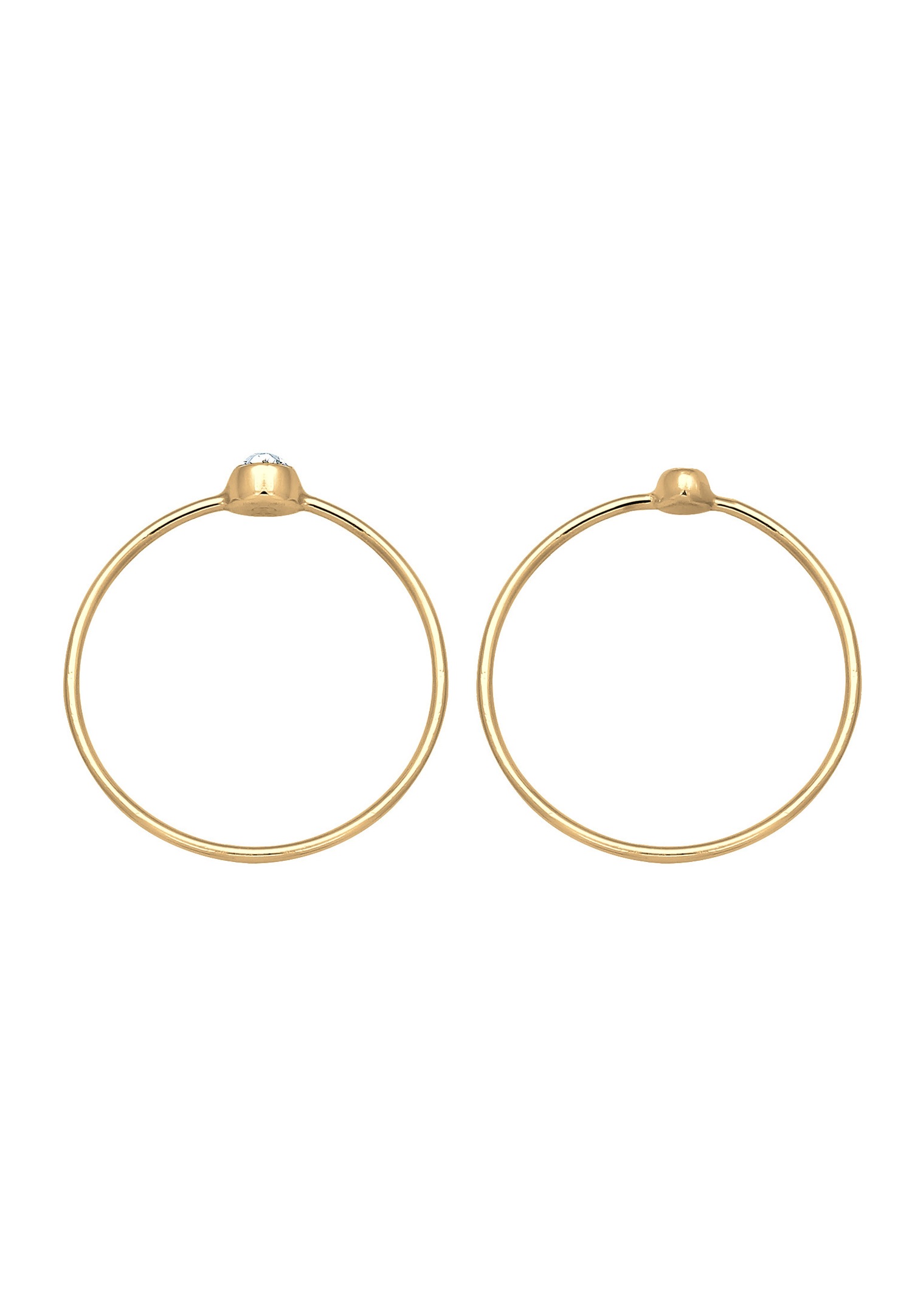Elli Ensemble pour Femmes Élégant Basique avec Cristaux en Argent Sterling 925