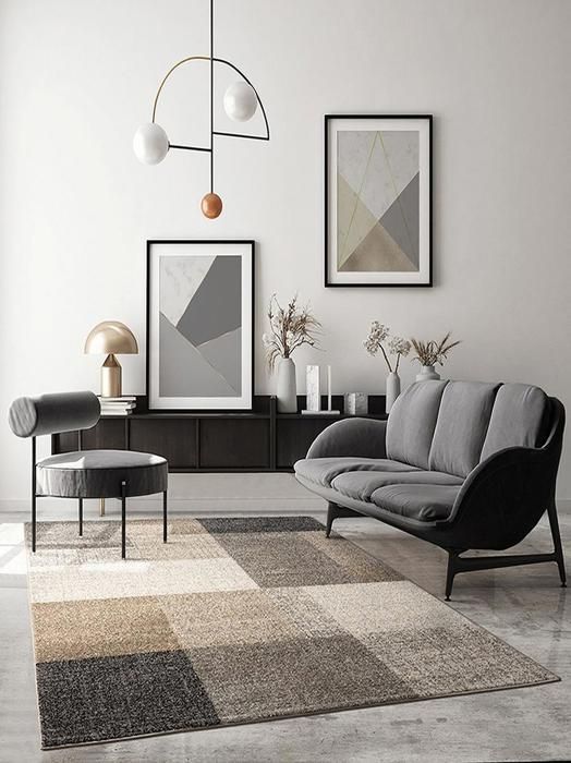 Tappeto per soggiorno - The Carpet PEARL - Moderno - Geometrico - Beige 240x330