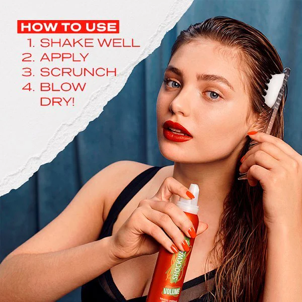 Wella Shockwaves pjena za volumen, 200 ml