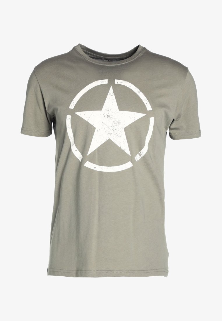 T-shirt stampata Alpha Industries - verde oliva