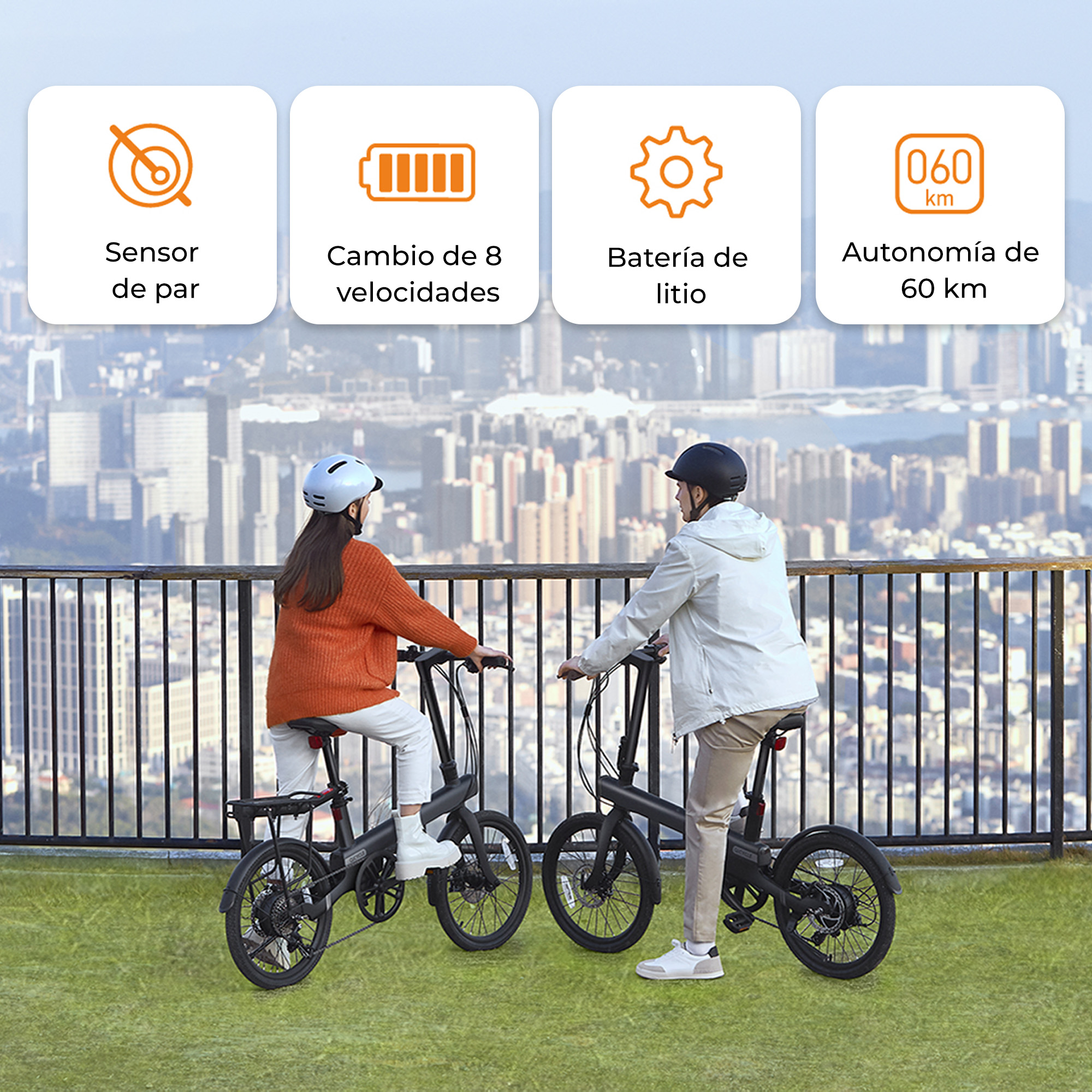 Xiaomi Qicycle C2 Urban Electric Bike z oficjalnym koszem prezentowym