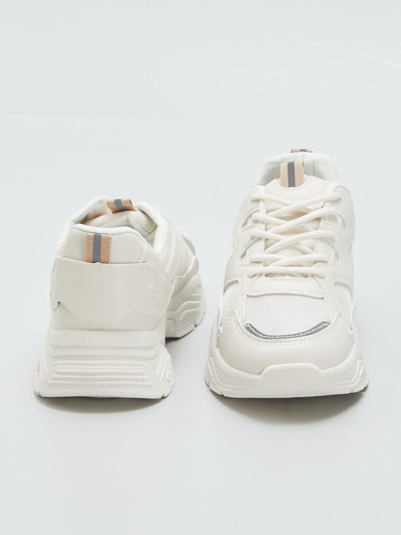 Sportieve sneakers - BEIGE