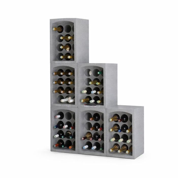 Set of 6 Bottle Racks - 6 x 12 (72 bottles) - Expanded Polystyrene - Storage and Transport