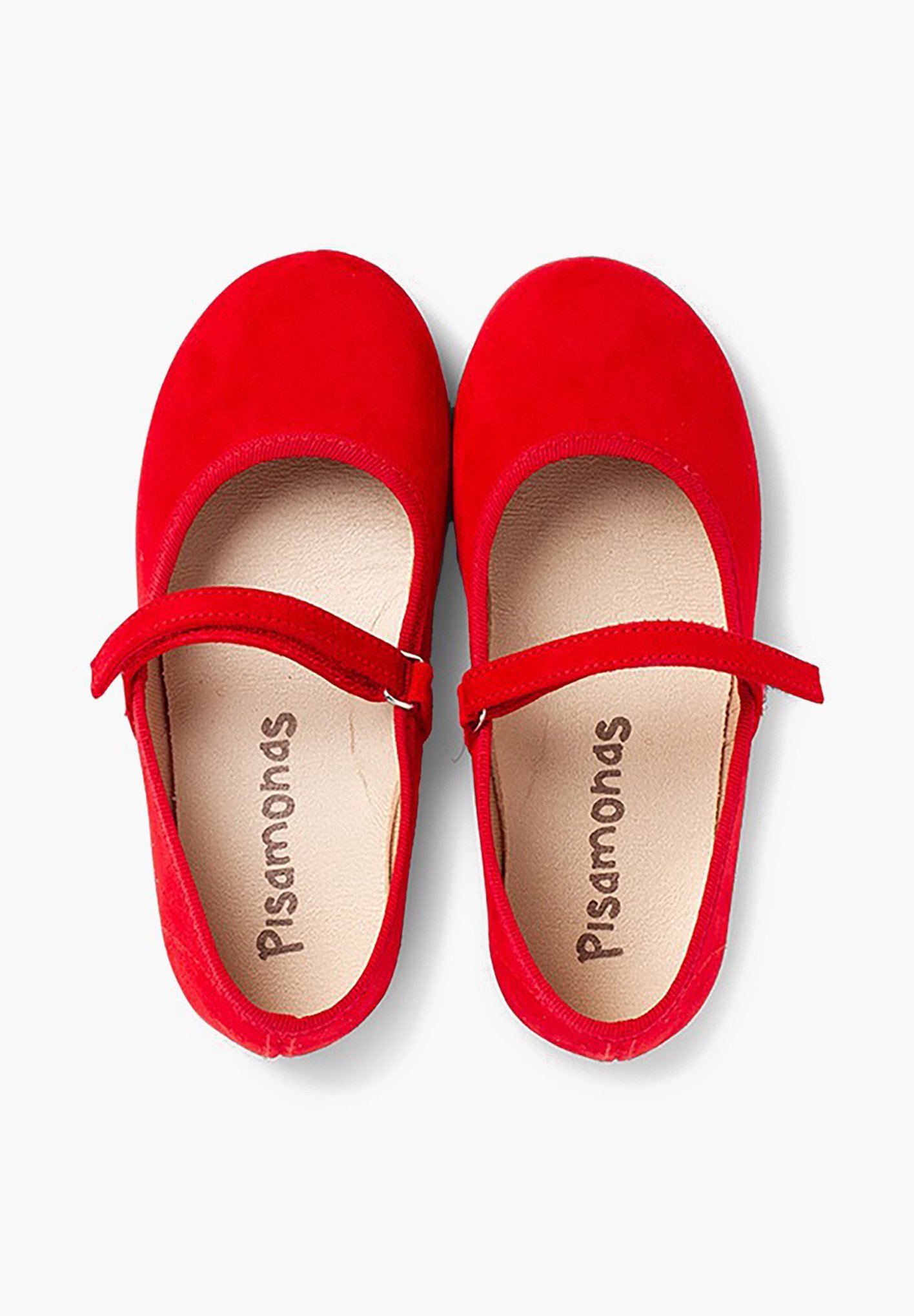 Scarpine Pisamonas per neonati - rosse