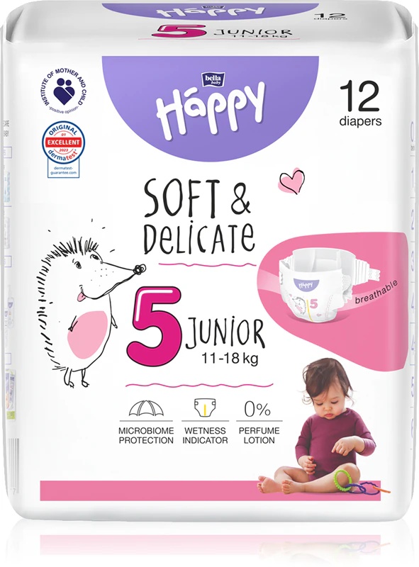 BELLA Baby Happy Soft&Delicate vienkartinės sauskelnės