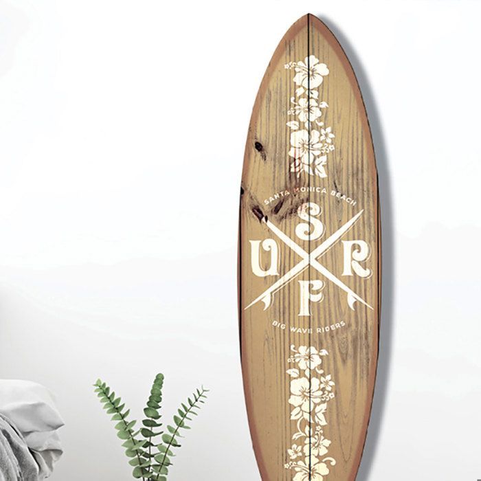 Planche de surf décorative big wave