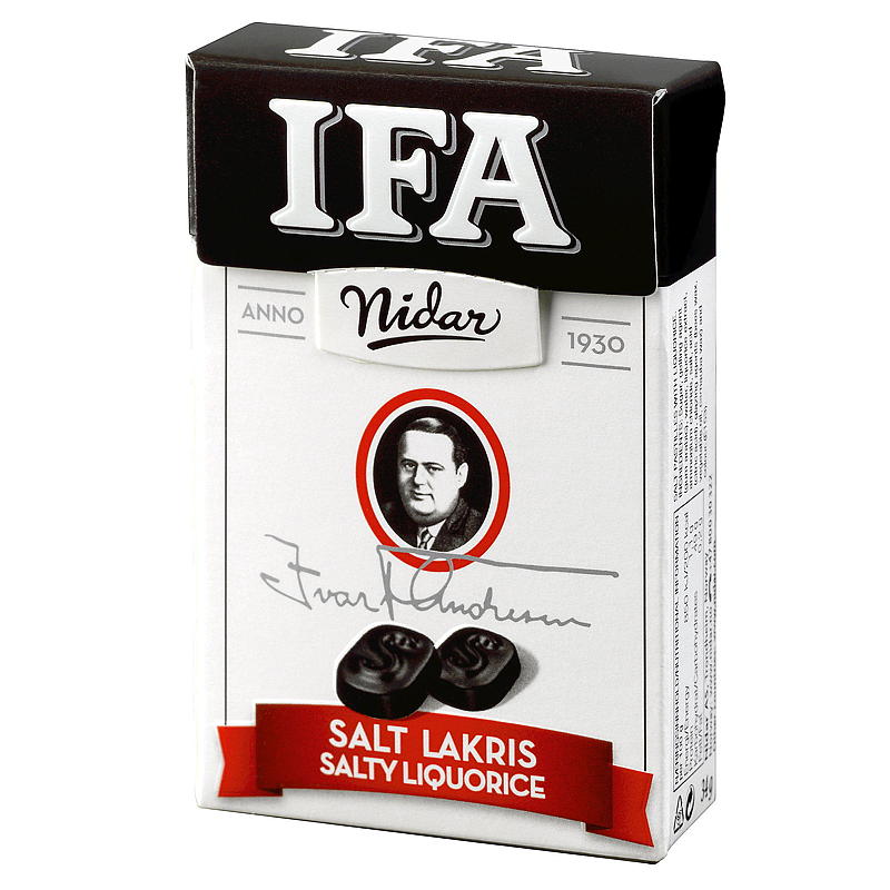 Nidar Ifa 34 g Regaliz salado