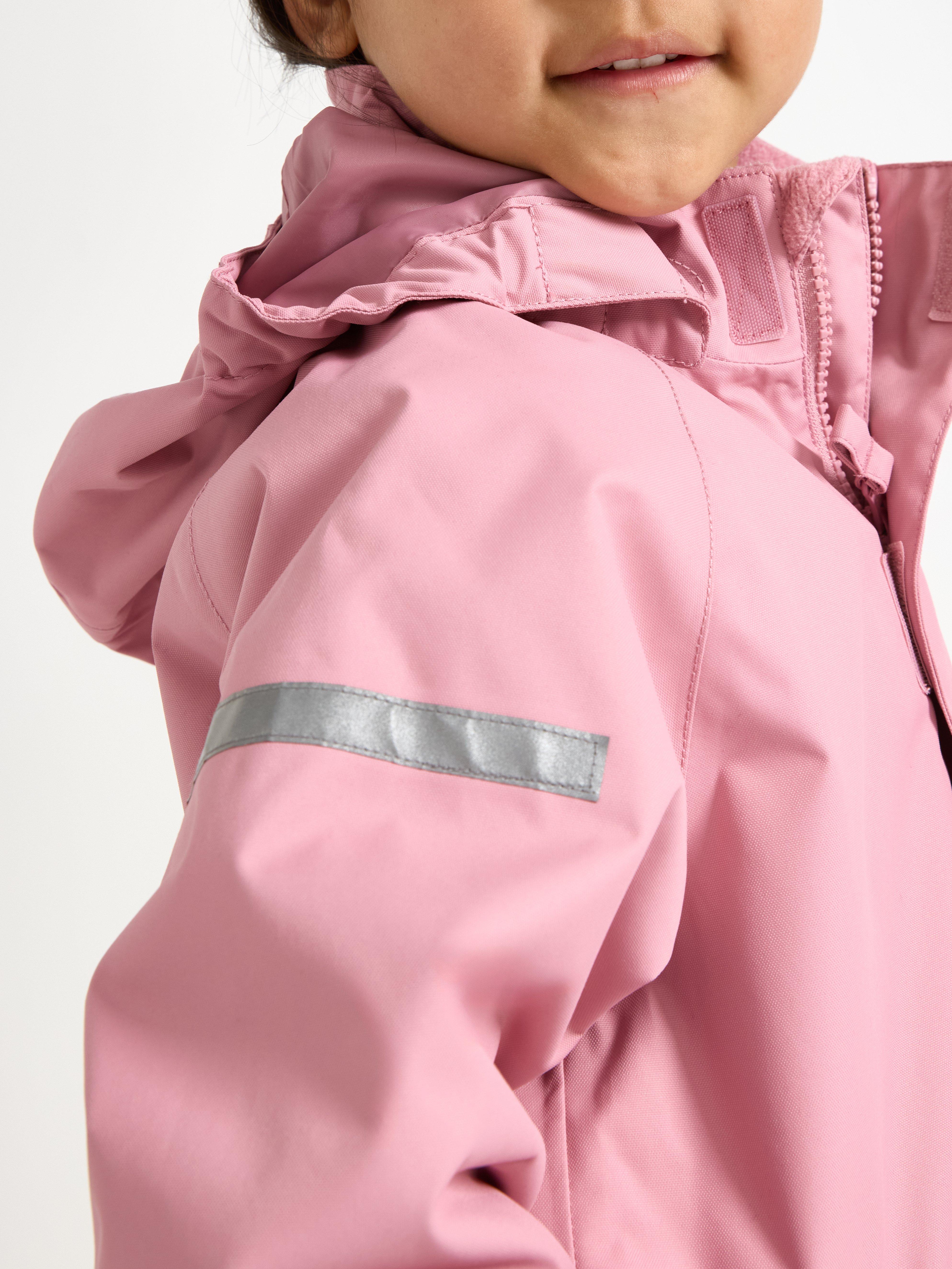 Nepromokavá shellová bunda Dark Dusty Pink