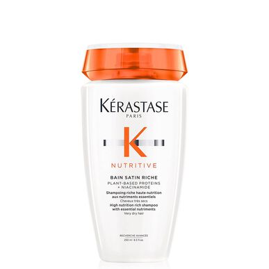 Kérastase Nutritive Bain Satin Riche Shampoo Tehoa Ravitsevalle Erittäin Kuivalle Hiukselle 250 ml