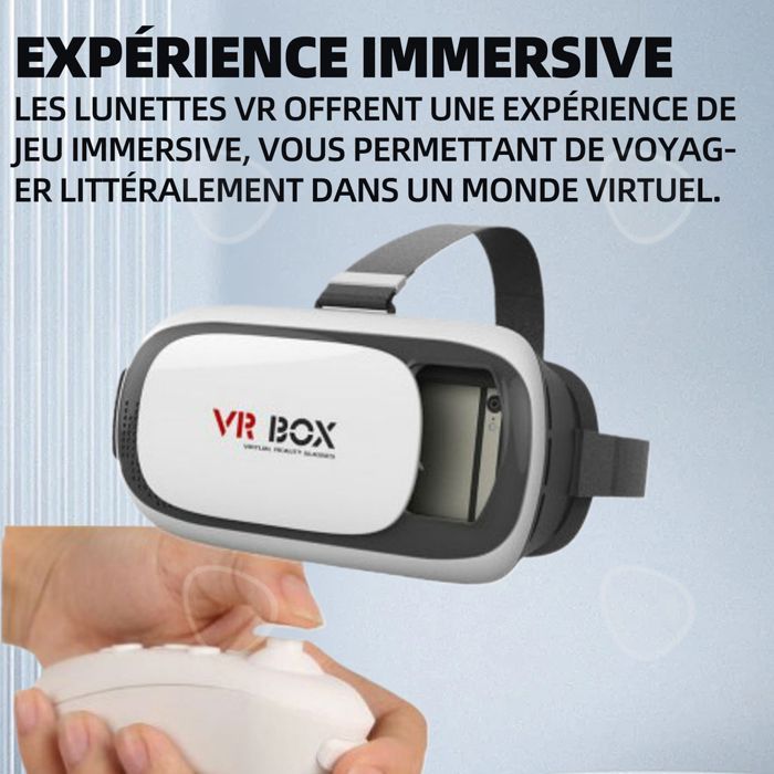 Auriculares de realidad virtual de 20x13,5x11 cm, ABS VR BOX, Bluetooth 4.0, auriculares 3D inteligentes de última generación para videojuegos.