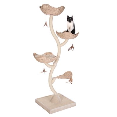 Arbre à chat fleuri - XXL