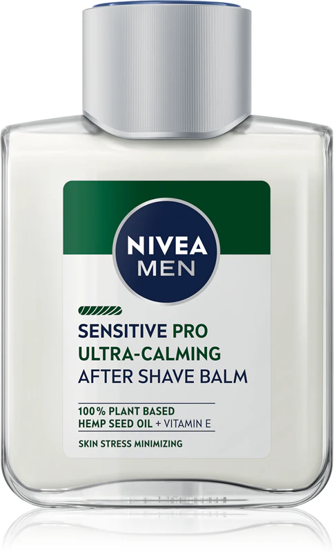 Bálsamo pós-barba NIVEA MEN Sensitive Hemp com óleo de cânhamo