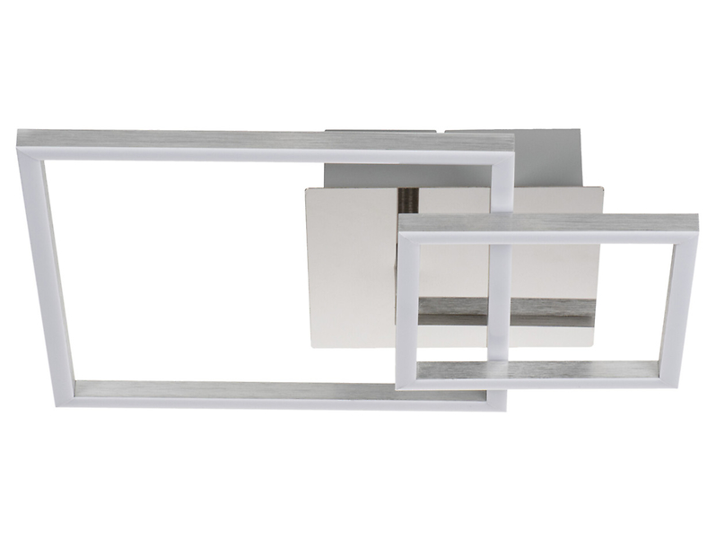 Lampa sufitowa KB Delid LED 35,8 cm 2-punktowa aluminiowa biała