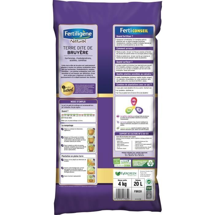 FERTILIGENE Terra de Urze - 20 L