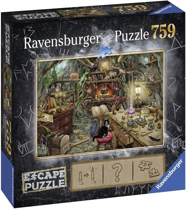 Puzzle Ravensburger Espace 759 pièces - Cuisine de sorcière - Enfant - Scène de vie - Marron