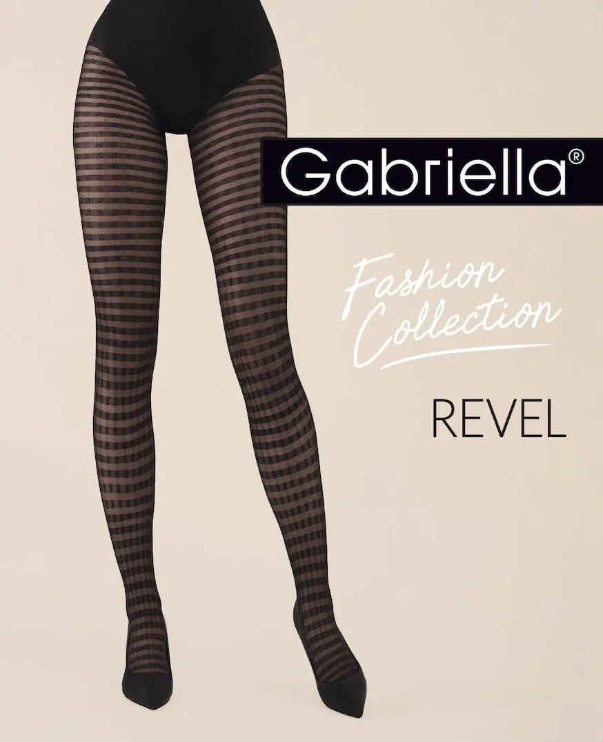 Gabriella Revel Nero - Rajstopy rozm. 3