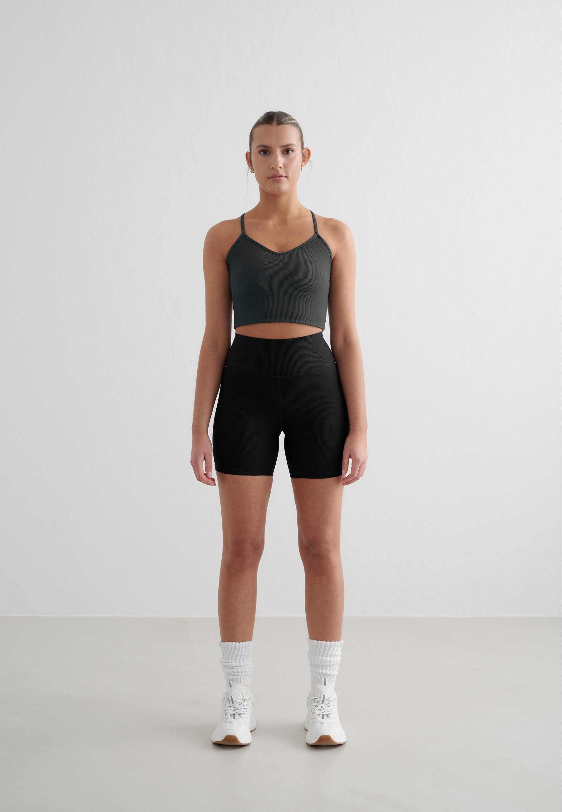 aim'n® RIBBED PERFORMANCE - Leggings - zwart