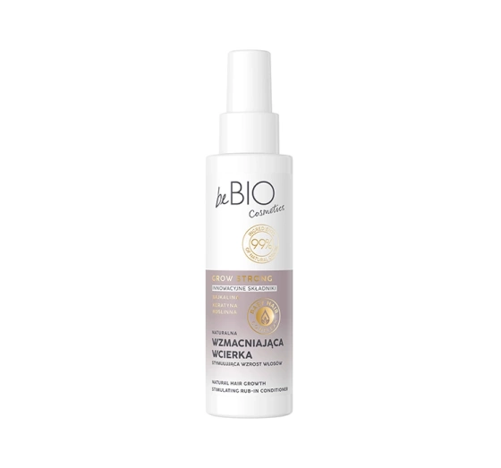 Bebio Grow Strong naturalna wzmacniająca wcierka stymulująca wzrost włosów 100 ml