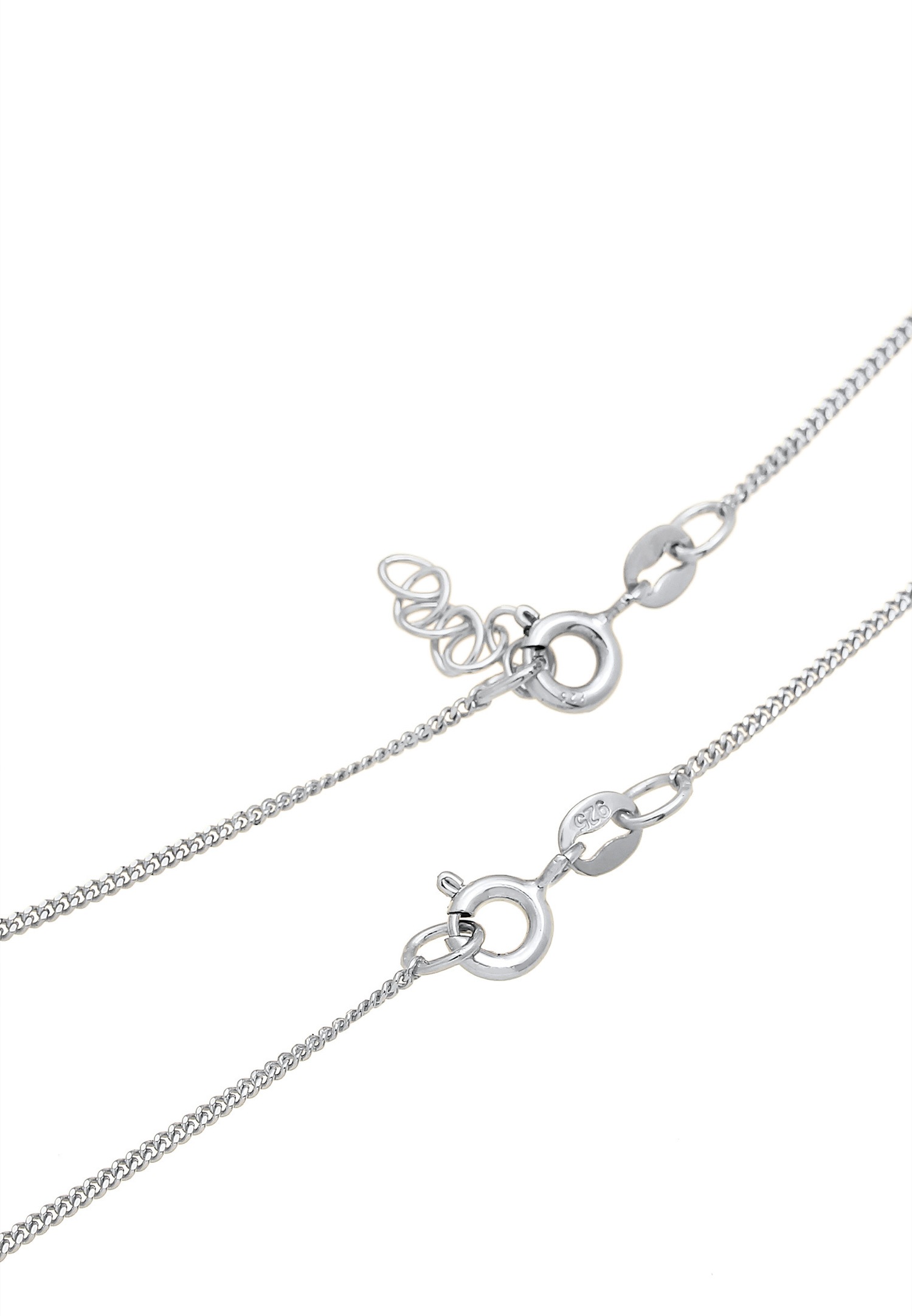 Elli Pendentif mère-enfant en argent sterling 925 plaqué or avec trèfle