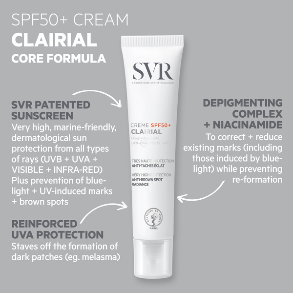 SVR CLAIRIAL SPF50+ Tägliche UV-Hyperpigmentierungscreme 40ml