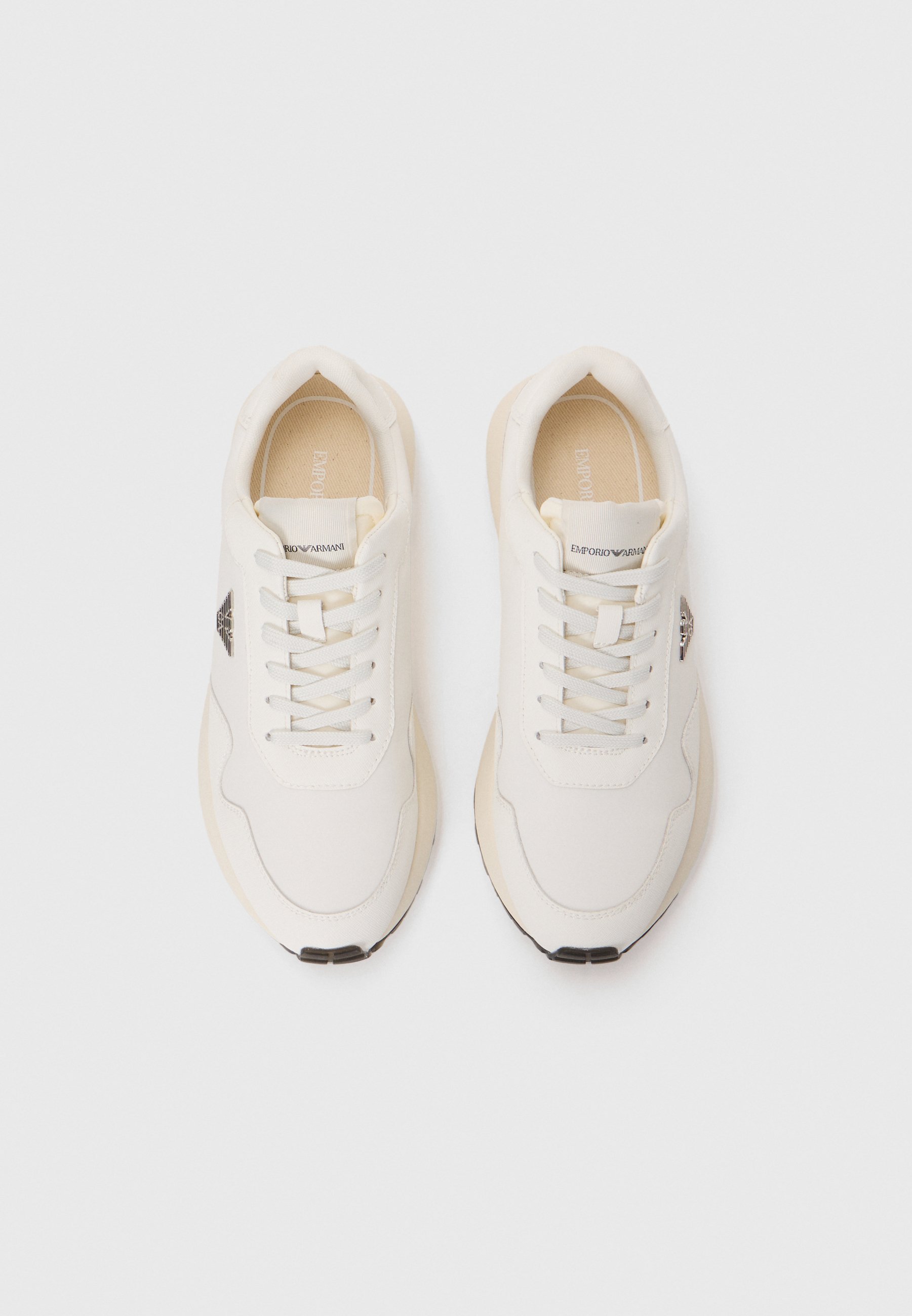 Baskets Emporio Armani - blanc cassé